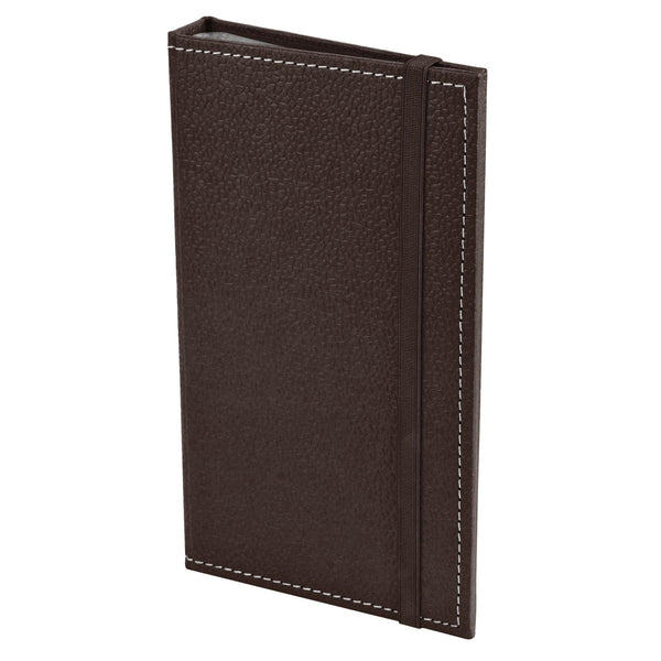 Ecoleatherette Visiting Card Holder Book (3VCB.Chocolate)