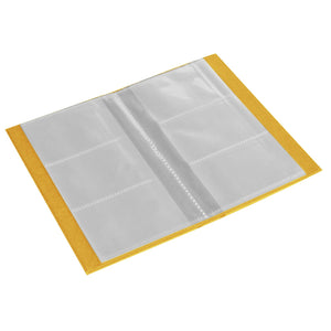 Ecoleatherette Visiting Card Holder Book (3VCB.Yellow)