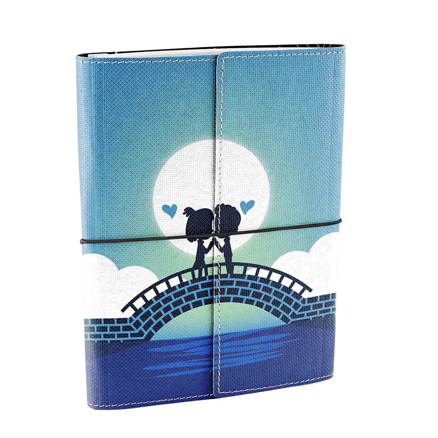 Ecoleatherette A-5 Printed Soft Cover Notebook (DJA5.5043)