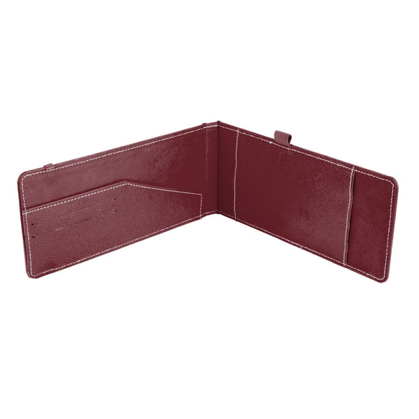 Ecoleatherette Cheque Book Holder (CQBH.Cherry)