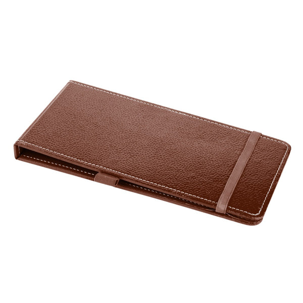 Ecoleatherette Cheque Book Holder (CQBH.D.Brown)