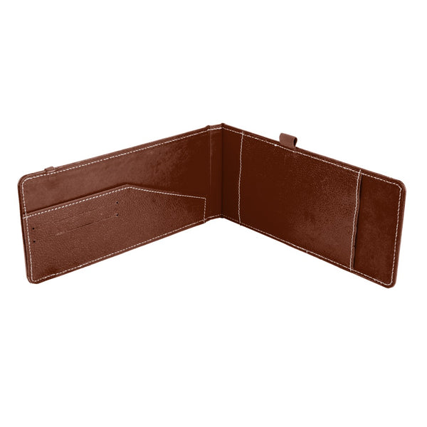 Ecoleatherette Cheque Book Holder (CQBH.D.Brown)