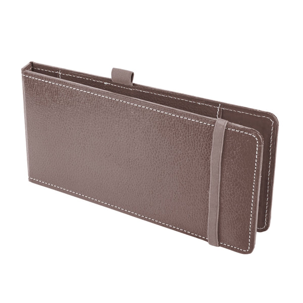 Ecoleatherette Cheque Book Holder (CQBH.H.Nut)