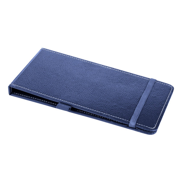 Ecoleatherette Cheque Book Holder (CQBH.N.Blue)