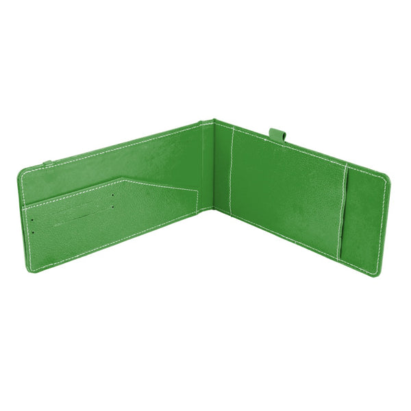 Ecoleatherette Cheque Book Holder (CQBH.V.Green)