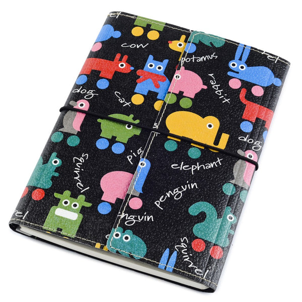 Ecoleatherette A-5 Printed Soft Cover Notebook (DJA5.5015)