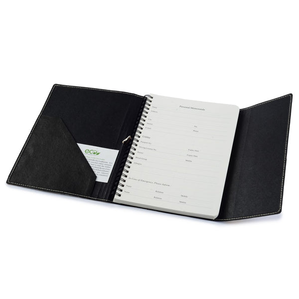 Ecoleatherette A-5 Printed Soft Cover Notebook (DJA5.5016)