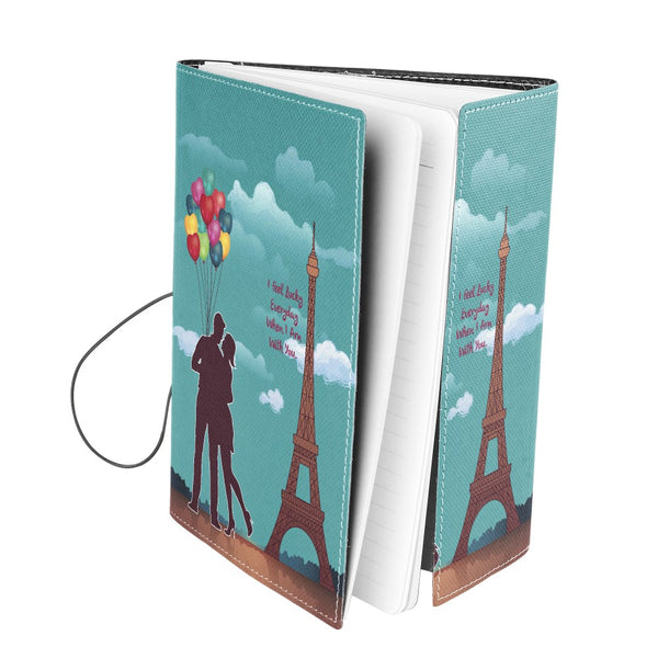 Ecoleatherette A-5 Printed Soft Cover Notebook (DJA5.5038)