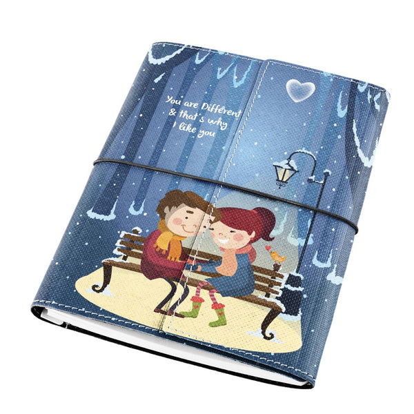 Ecoleatherette A-5 Printed Soft Cover Notebook (DJA5.5039)