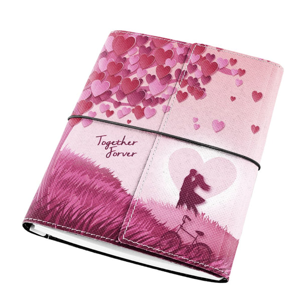 Ecoleatherette A-5 Printed Soft Cover Notebook (DJA5.5040)