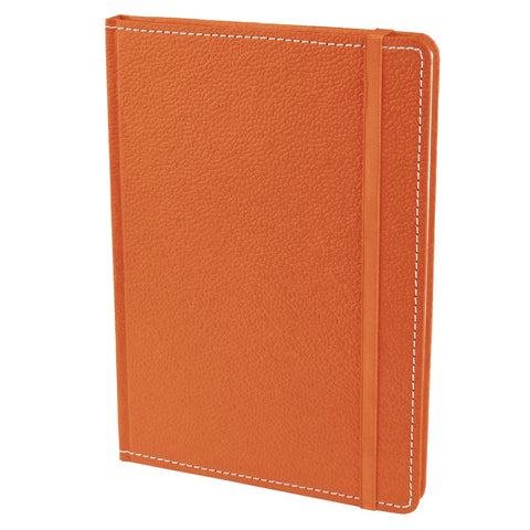 Ecoleatherette A-5 Hard Cover Notebook (HCJA5.Orange)