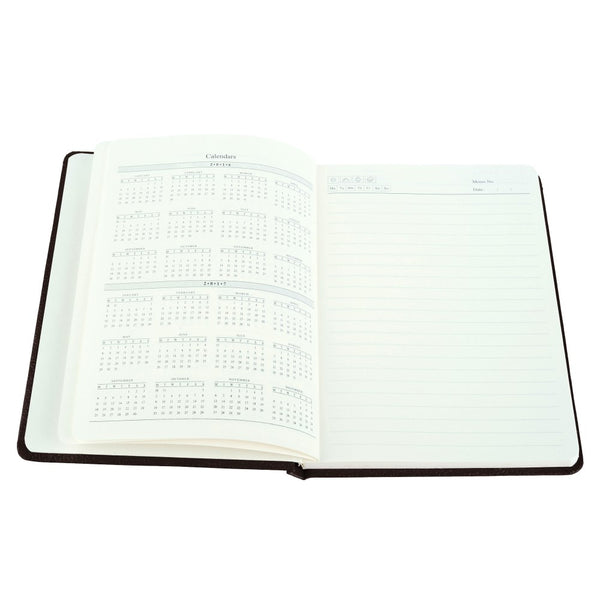 Ecoleatherette A-5 Hard Cover Notebook (HCJA5.Chocolate)