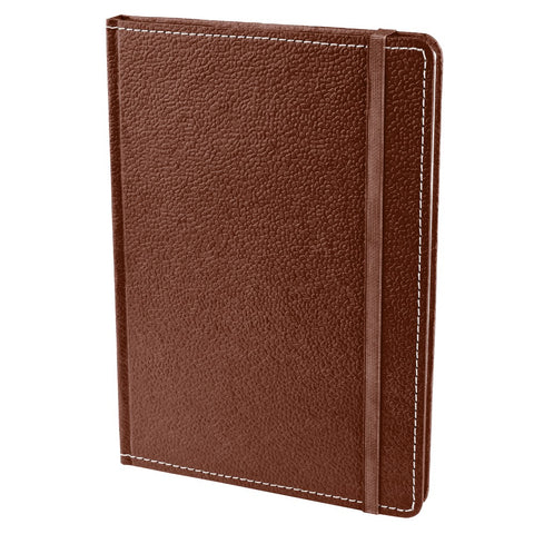 Ecoleatherette A-5 Hard Cover Notebook (HCJA5.D.Brown)