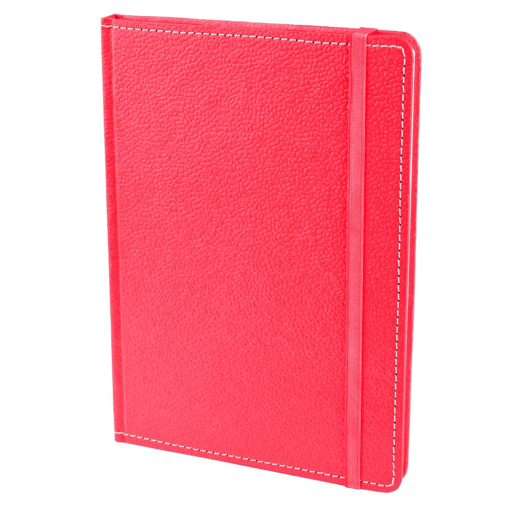 Ecoleatherette A-5 Hard Cover Notebook (HCJA5.D.Pink)