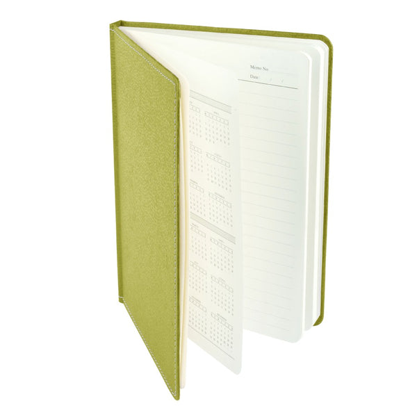 Ecoleatherette A-5 Hard Cover Notebook (HCJA5.L.Green)