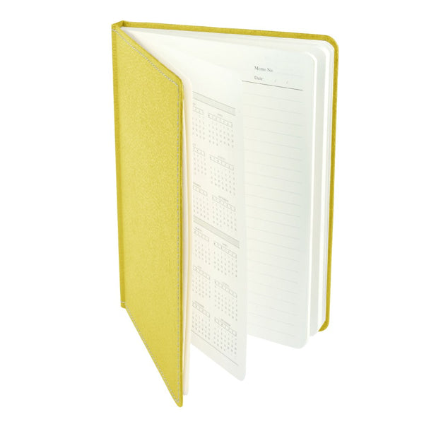 Ecoleatherette A-5 Hard Cover Notebook (HCJA5.L.Yellow)