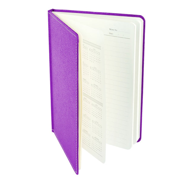 Ecoleatherette A-5 Hard Cover Notebook (HCJA5.Lilac)