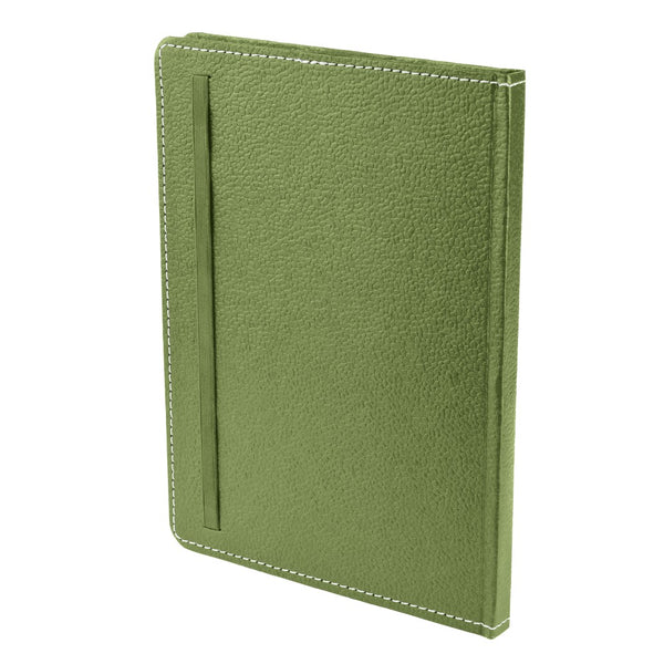 Ecoleatherette A-5 Hard Cover Notebook (HCJA5.O.Green)