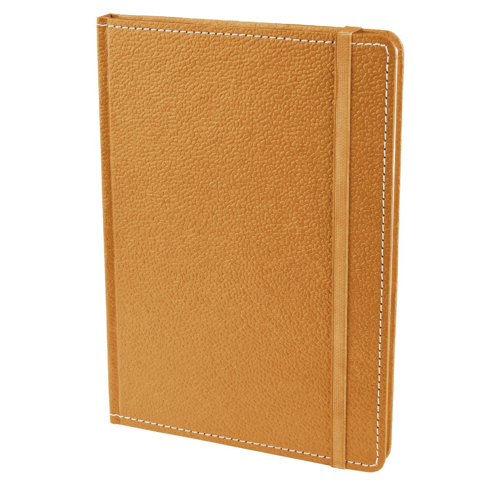 Ecoleatherette A-5 Hard Cover Notebook (HCJA5.R.Gold)