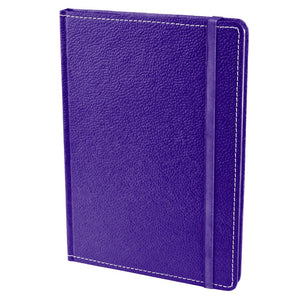 Ecoleatherette A-5 Hard Cover Notebook (HCJA5.Violet)