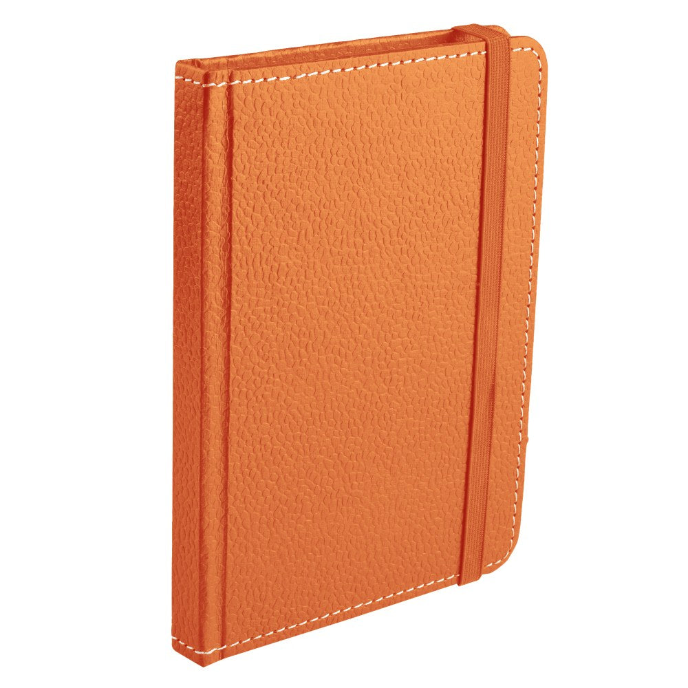 Ecoleatherette A-6 Hard Cover Notebook (HCJA6.B.Orange)