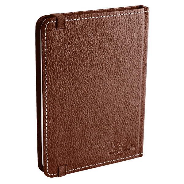 Ecoleatherette A-6 Hard Cover Notebook (HCJA6.D.Brown)