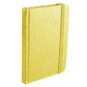 Ecoleatherette A-6 Hard Cover Notebook (HCJA6.L.Yellow)