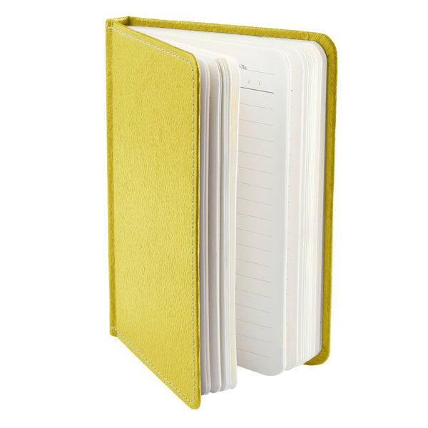 Ecoleatherette A-6 Hard Cover Notebook (HCJA6.L.Yellow)
