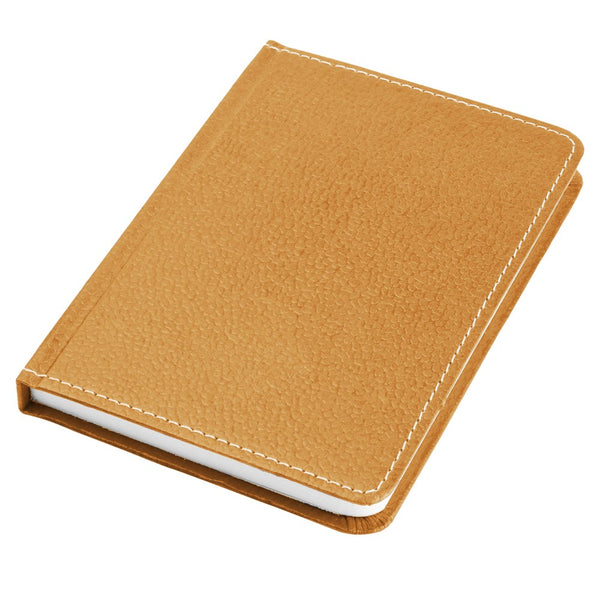 Ecoleatherette A-6 Hard Cover Notebook (HCJA6.R.Gold)