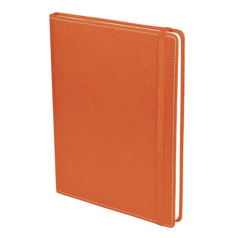 Ecoleatherette B-5 Hard Cover Notebook (HCJB5.Orange)