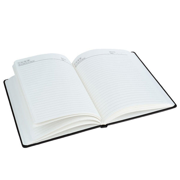 Ecoleatherette B-5 Hard Cover Notebook (HCJB5.Black)