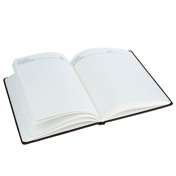 Ecoleatherette B-5 Hard Cover Notebook (HCJB5.Chocolate)