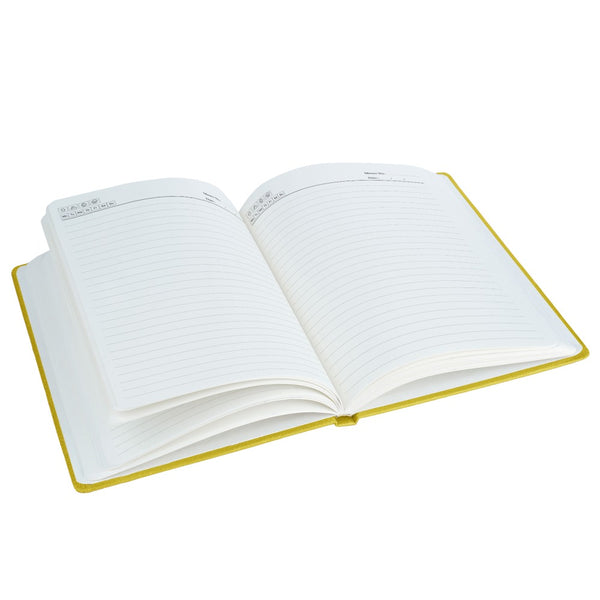 Ecoleatherette B-5 Hard Cover Notebook (HCJB5.Yellow)