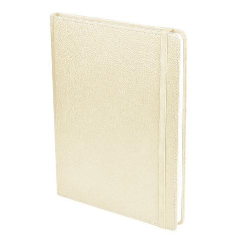Ecoleatherette B-5 Hard Cover Notebook (HCJB5.Pearl)