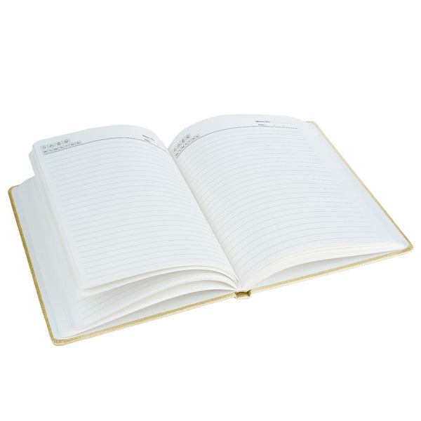 Ecoleatherette B-5 Hard Cover Notebook (HCJB5.Pearl)