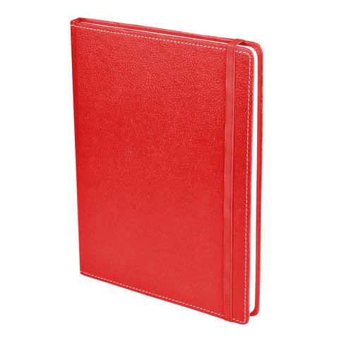 Ecoleatherette B-5 Hard Cover Notebook (HCJB5.Red)