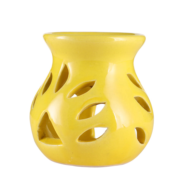 Arofume Ceramic diffuser (Height-3.75 cm,Small Size Lemongrass Fragrance Oil)