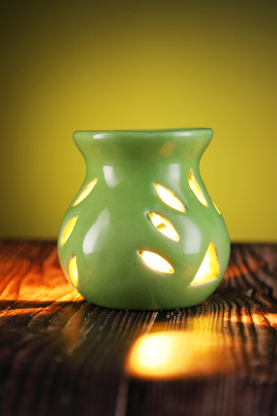 Arofume Ceramic diffuser (Height-3.75 cm,Small Size Jasmine Fragrance Oil)