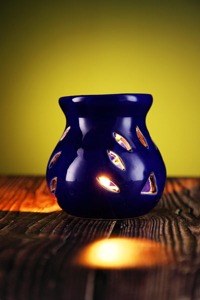 Arofume Ceramic diffuser (Height-3.75 cm,Small Size,Lavender Fragrance Oil)