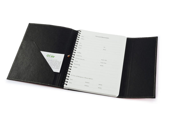 Ecoleatherette A-5 Regular Soft Cover Notebook (JA5.B.Orange)