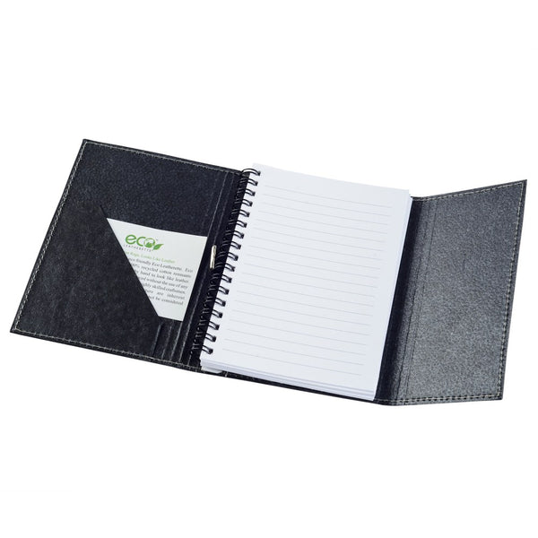 Ecoleatherette A-6 Regular Soft Cover Notebook (JA6.Black)