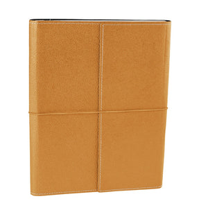 Ecoleatherette B-5 Soft Cover Notebook (JB5.R.Gold)