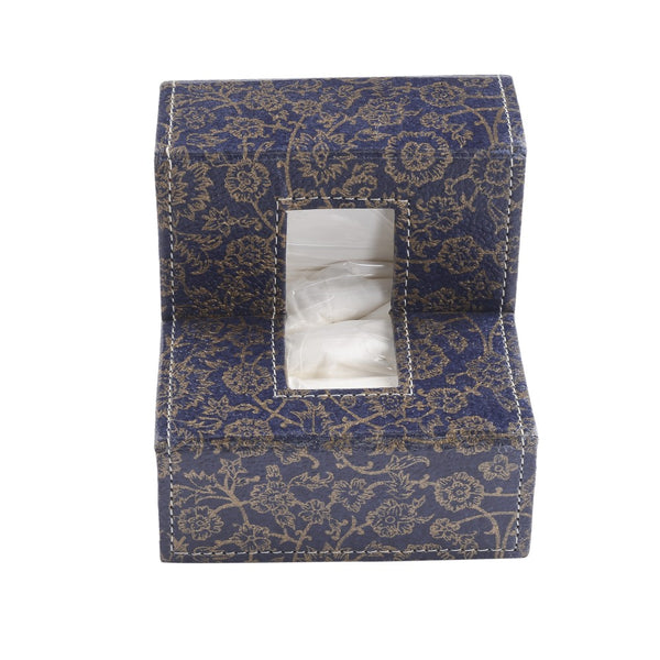 Ecoleatherette Handcrafted L Shape Tissue Paper Tissue Holder Car Tissue Box Comes with 50 Pulls Tissue (LTB.008)