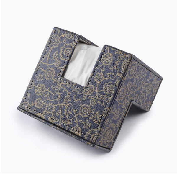 Ecoleatherette Handcrafted L Shape Tissue Paper Tissue Holder Car Tissue Box Comes with 50 Pulls Tissue (LTB.008)