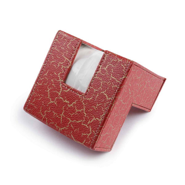 Ecoleatherette Handcrafted L Shape Tissue Paper Tissue Holder Car Tissue Box Comes with 50 Pulls Tissue (LTB.3004)