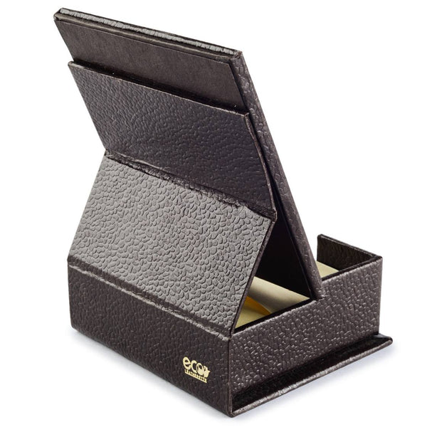Ecoleatherette Slip Box with Frame (SBF.Chocolate)
