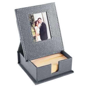 Ecoleatherette Slip Box with Frame (SBF.S.Grey)