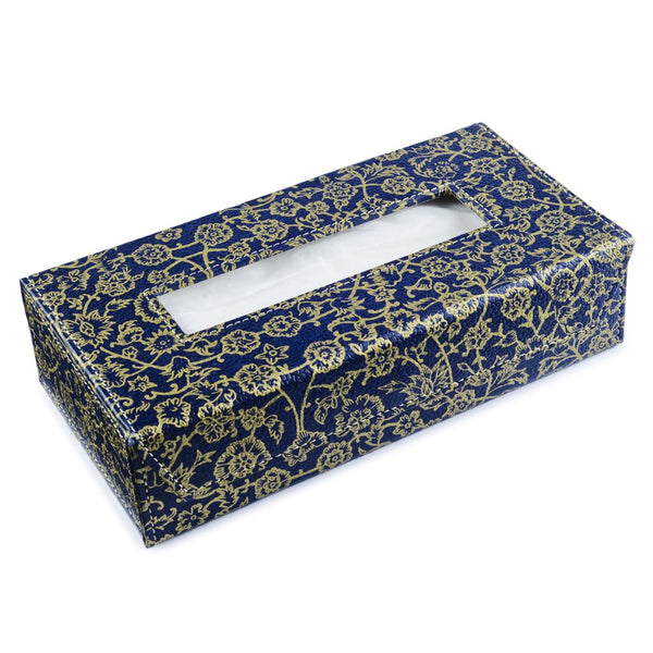 Ecoleatherette Handcrafted Tissue Paper Tissue Holder Car Tissue Box With 100 Pulls tissue (TB.008)