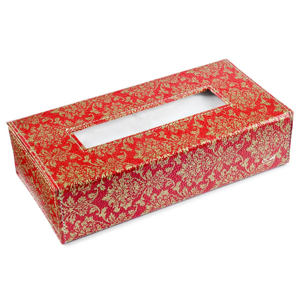 Ecoleatherette Handcrafted Tissue Paper Tissue Holder Car Tissue Box With 100 Pulls tissue (TB.017)