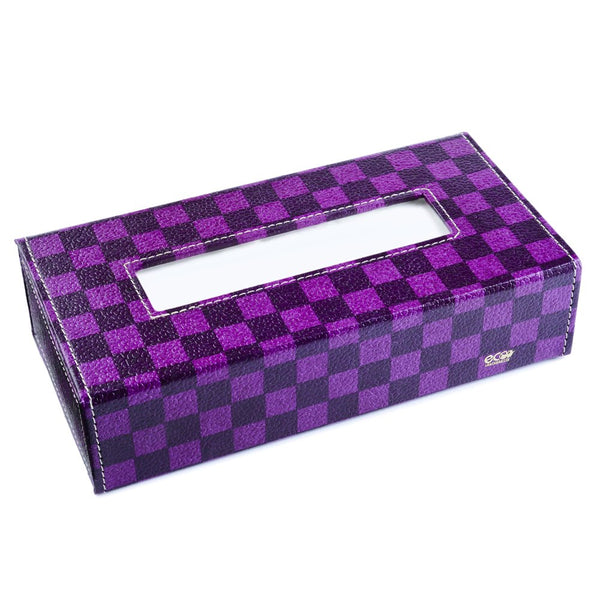 Ecoleatherette Handcrafted Tissue Paper Tissue Holder Car Tissue Box With 100 Pulls tissue (TB.2003)